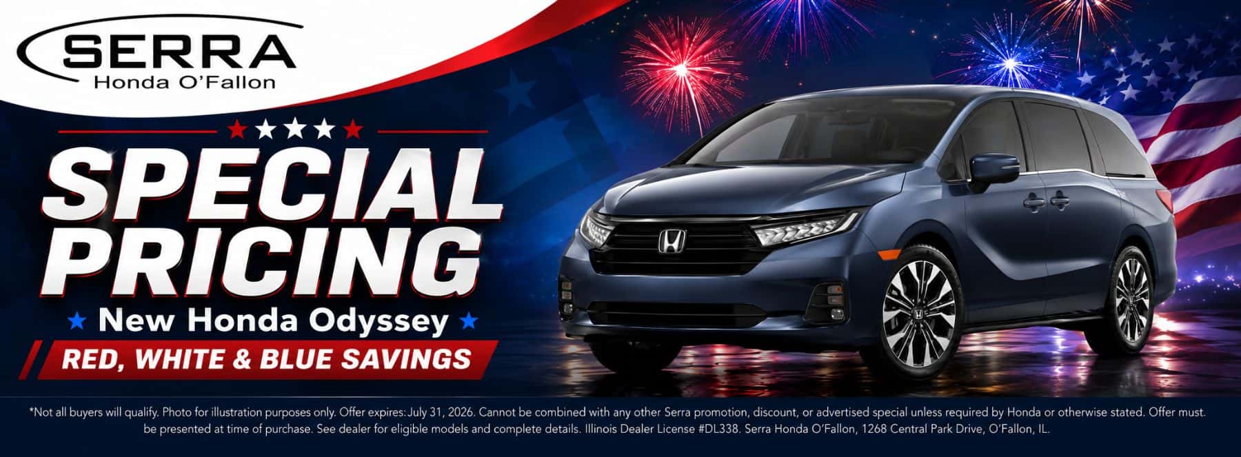 Serra Honda O'Fallon July Incentives