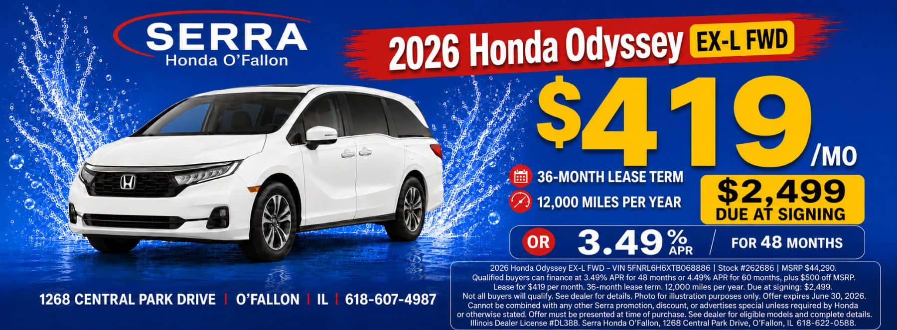 Serra Honda O'Fallon June Incentives