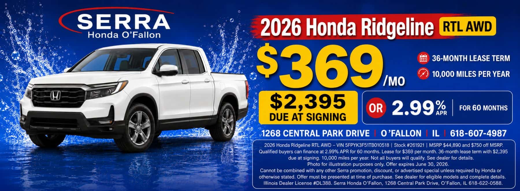 Serra Honda O'Fallon June Incentives