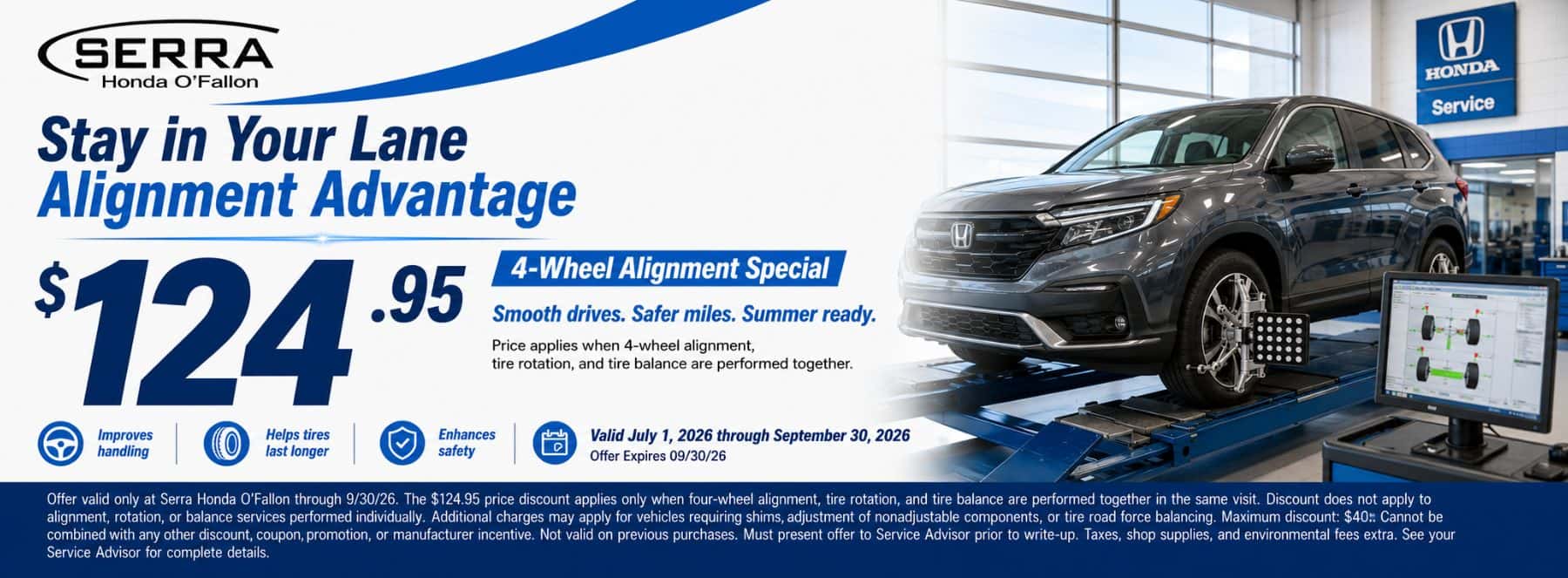 Serra Honda O’Fallon July-September Service Specials