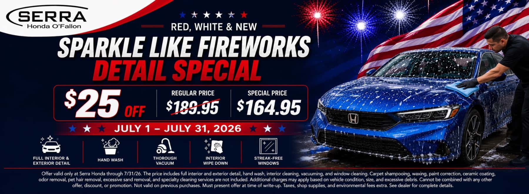 Serra Honda O'Fallon July Service Incentives