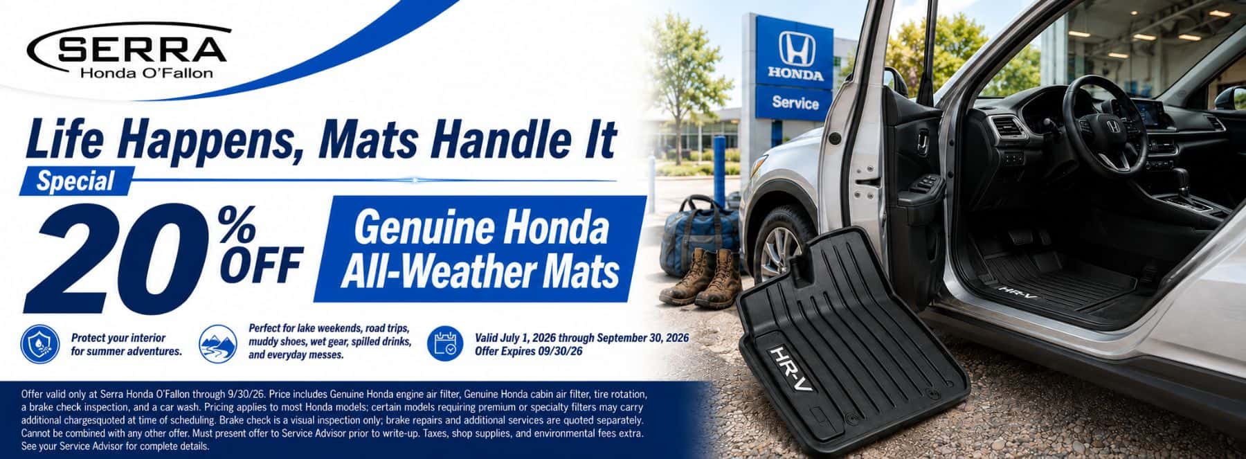 Serra Honda O’Fallon July-September Service Specials
