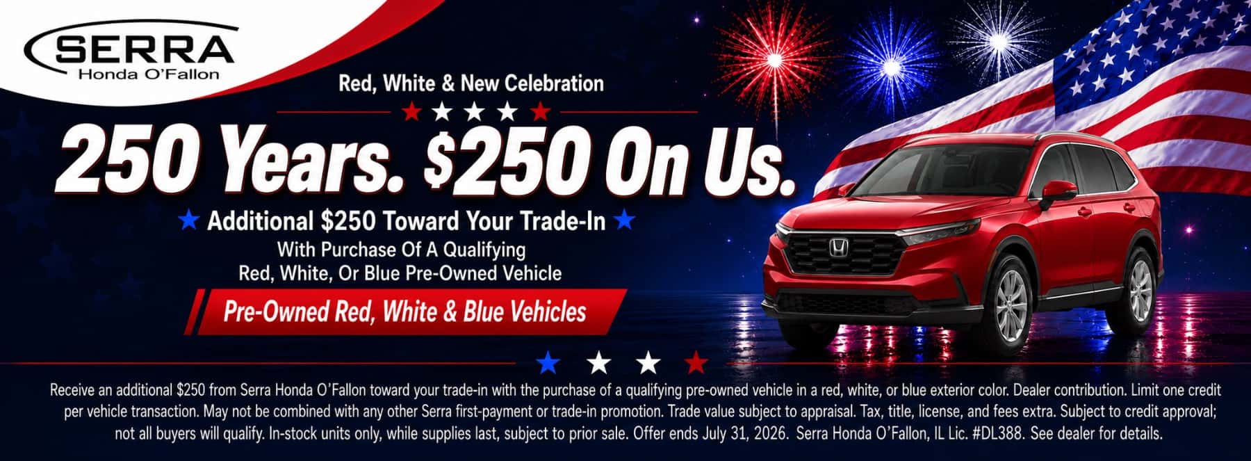 Serra Honda O'Fallon July Incentives