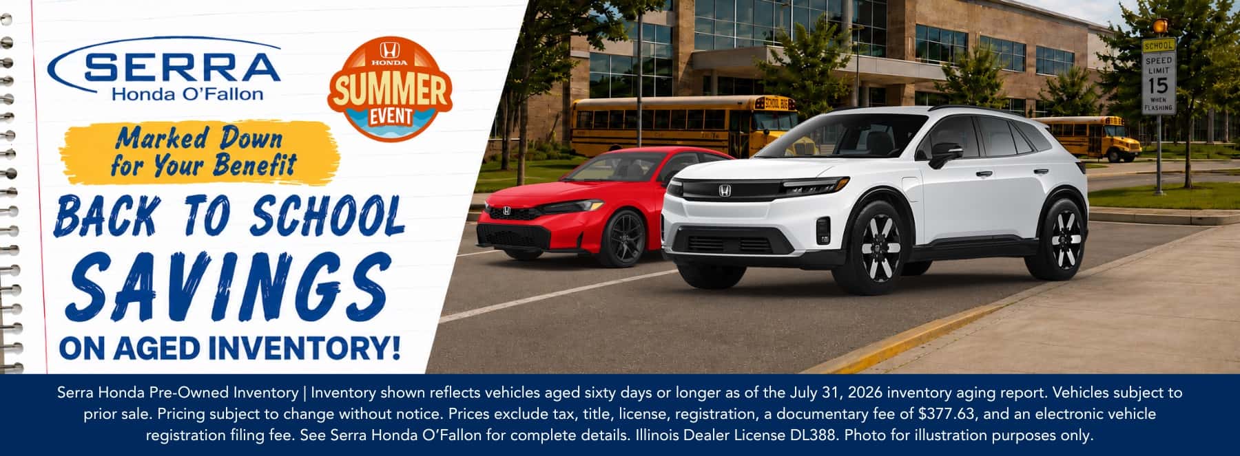 Serra Honda O'Fallon August Incentives