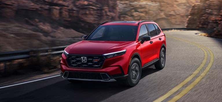 2027 Honda CR-V Trail Sport in Radiant Red Metallic at Serra Honda O'Fallon, serving Belleville, IL