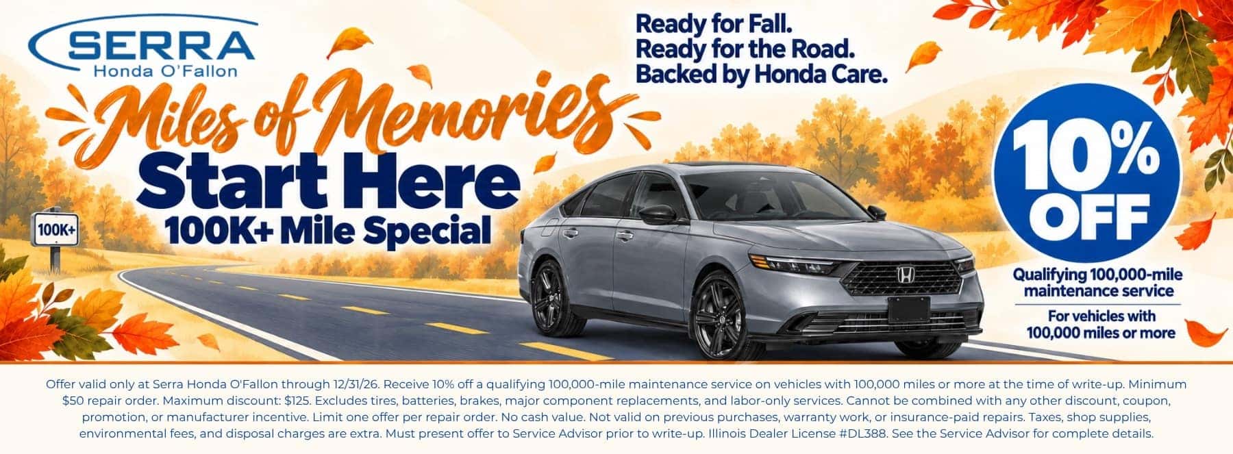 Serra Honda O'Fallon Q4 2026 Service Incentives