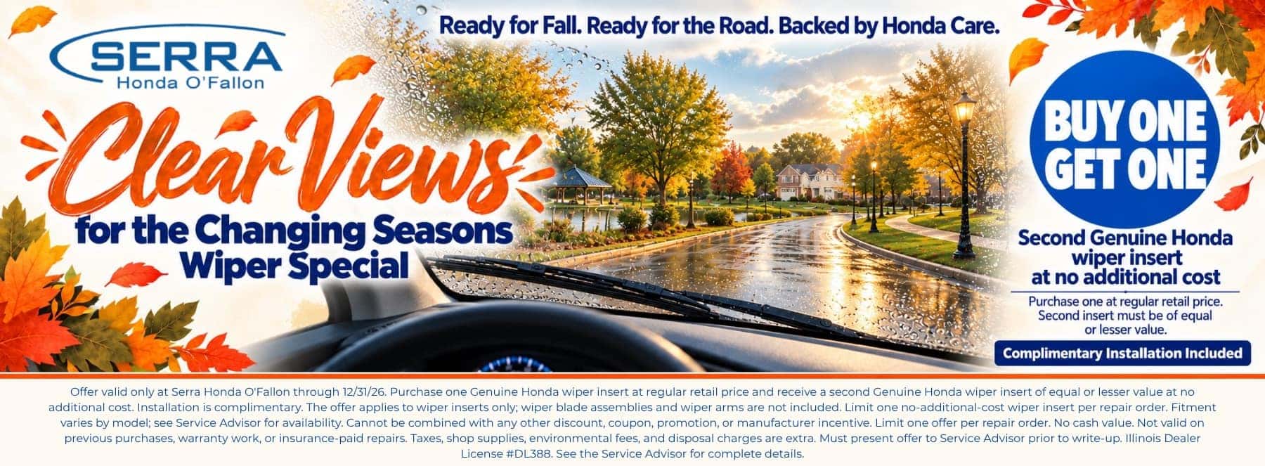 Serra Honda O'Fallon Q4 2026 Service Incentives