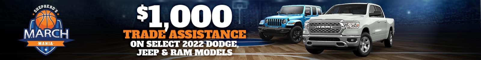 Trade Assistance on Select New Models in Auburn, Indiana