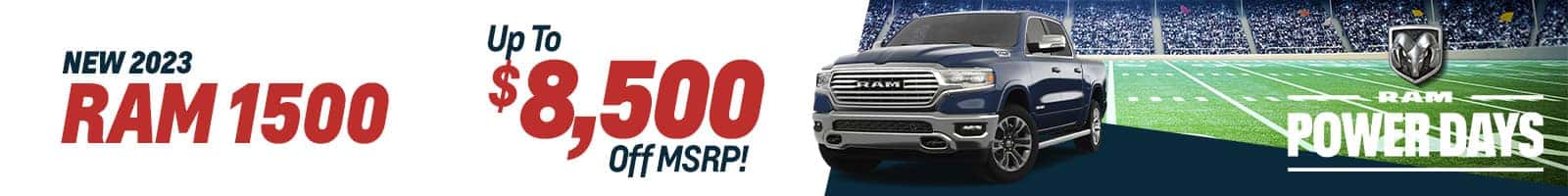Special Sale Price on a new RAM 1500 near Fort Wayne, Indiana