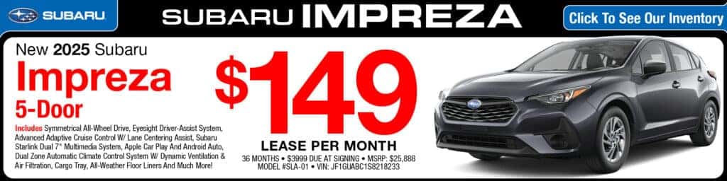 NEW 2025 SUBARU IMPREZA 5-DOOR