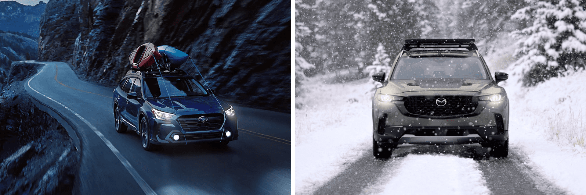 2025 Subaru Outback vs 2025 Mazda CX-50 Performance and Drivetrain Comparison