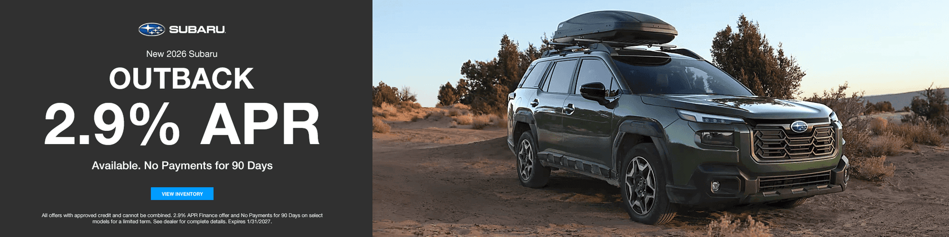 New 2026 Subaru Outback