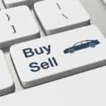 buy or sell online keyboard concept