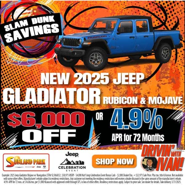 New 2025 Jeep Gladiator