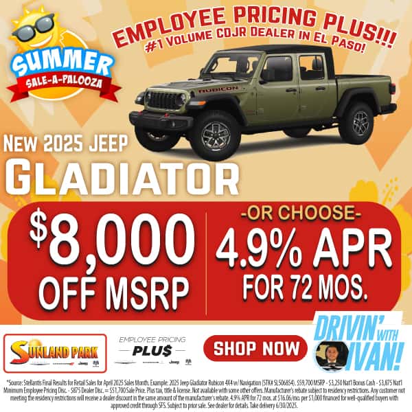 New 2025 Jeep Gladiator