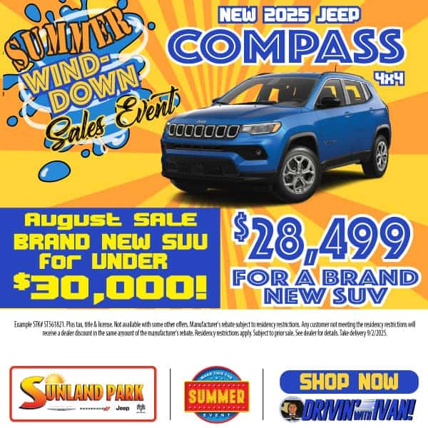 Brand-New 2025 Jeep Compass 4X4 for UNDER $30,000!!!