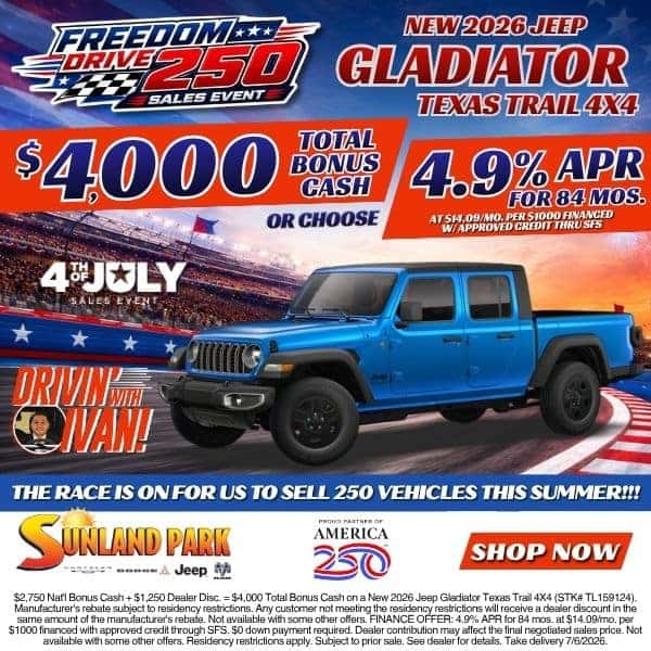 New 2026 Jeep Gladiator