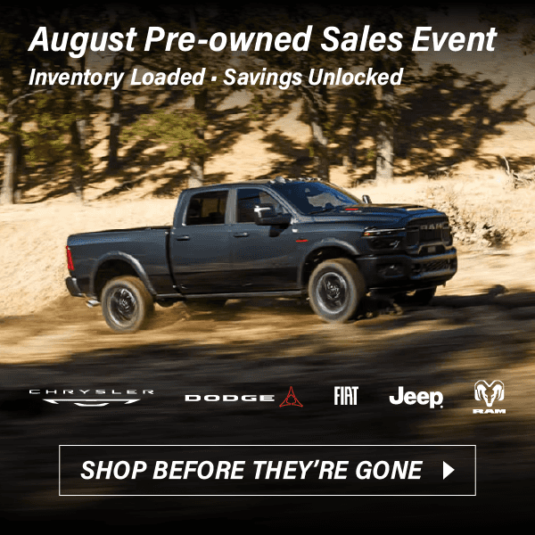 PRE-OWNED SALES EVENT