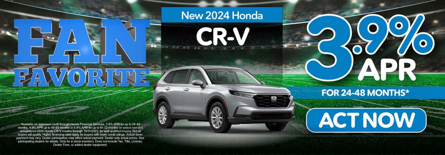 New 2024 Honda CR-V - 3.9% APR for 24-48 mos*