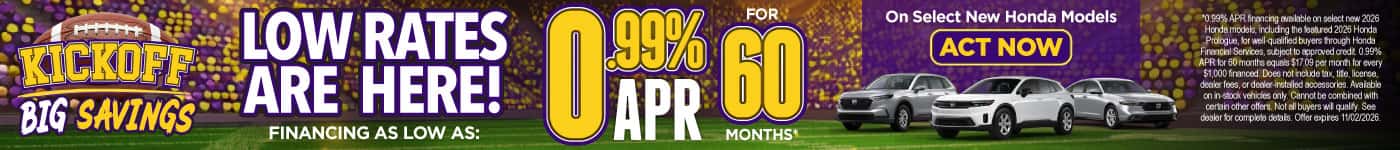 LOW RATES ARE HERE!