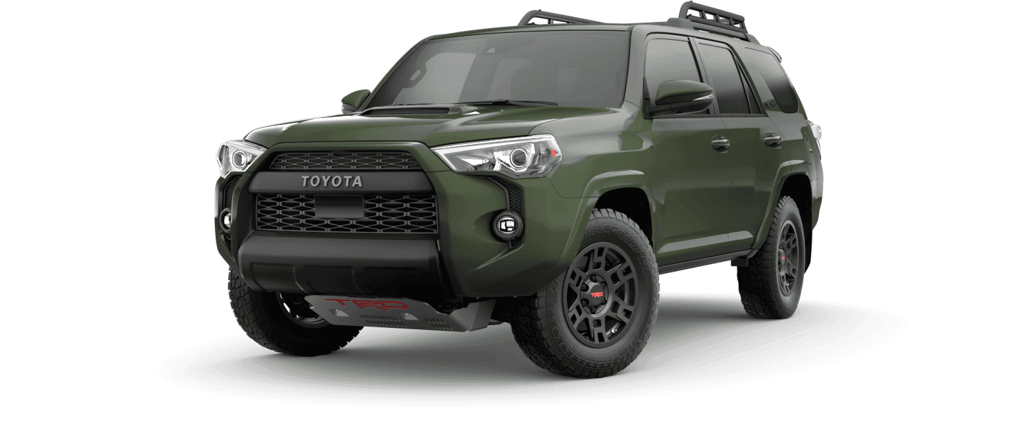 Toyota Trd Pro Army Green 4runner Sequoia Tacoma Tundra Toyota Of Irving