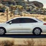 2020 Toyota Corolla Driving in Desert
