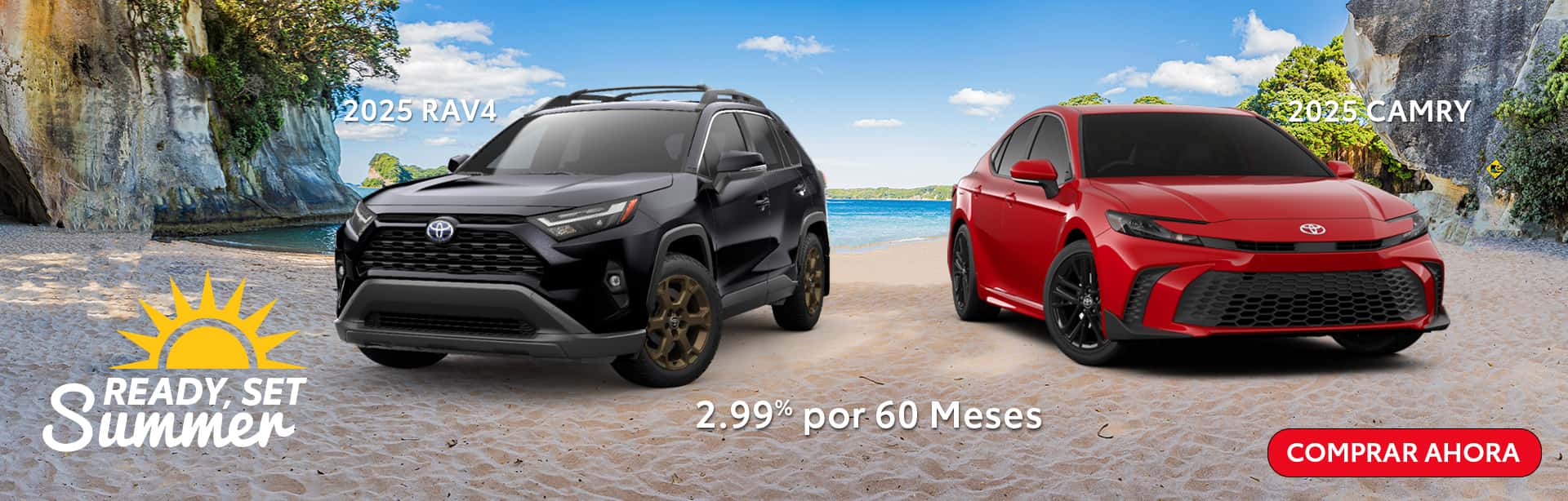 PrepƔrate para el verano con un nuevo RAV4 o Camry