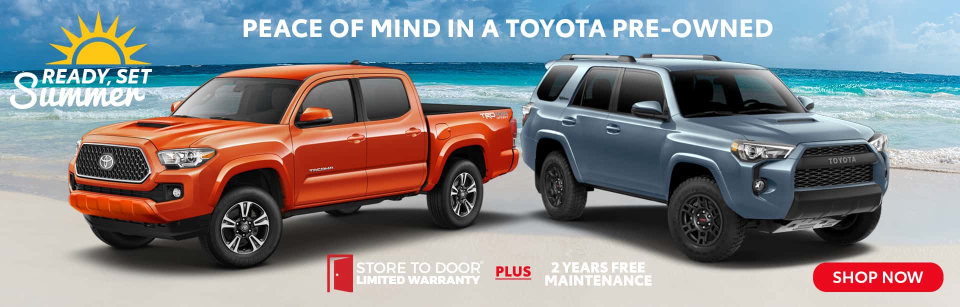 Get Ready Set for Summer in a Like-new Pre-Owned vehicle