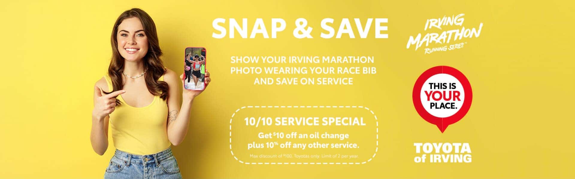 Irving Marathon Service Special At Toyota Of Irving