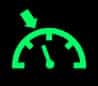 Speedometer With an Arrow