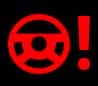 Steering Wheel With Exclamation Point