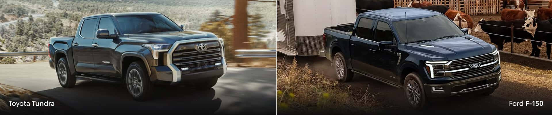 toyota tundra vs ford f-150 comparison