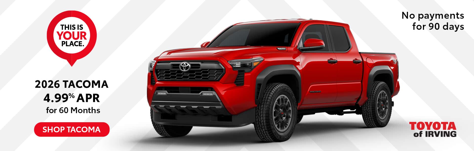 This is your place for a New Tacoma
