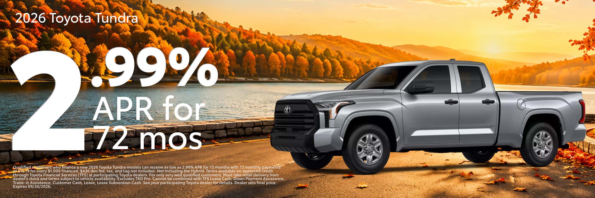 toyota of kenner september specials 2026