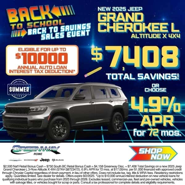 New 2025 Jeep Grand Cherokee L