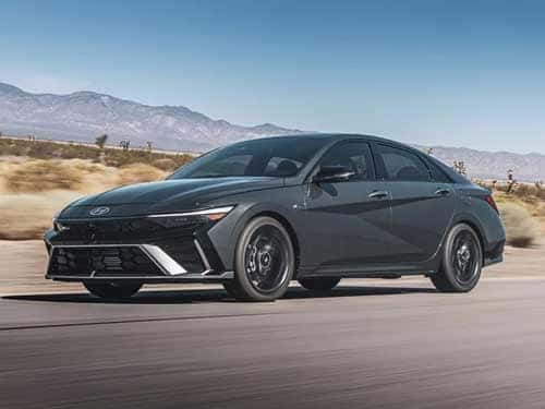 2024 Hyundai Elantra driving
