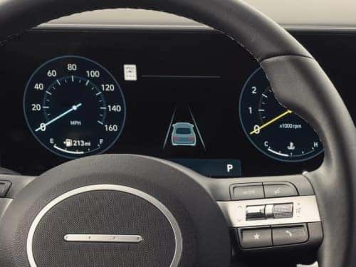 2025 Hyundai KONA view of digital display