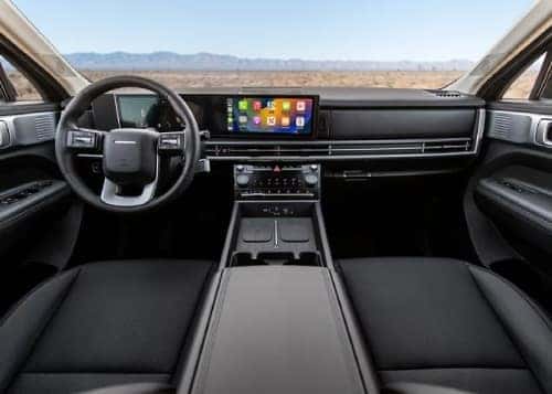 2025 Hyundai SANTA FE view of front seating area and dash