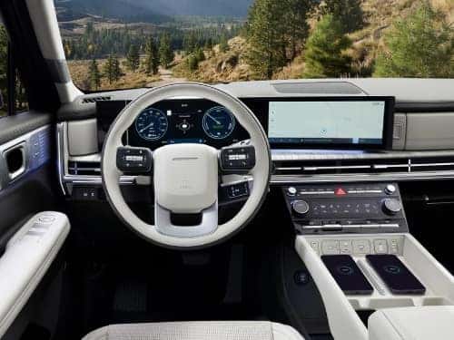 2025 Hyundai SANTA FE Hybrid view of dash