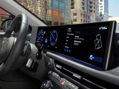 2025 Hyundai SONATA Hybrid close up view of touchscreen