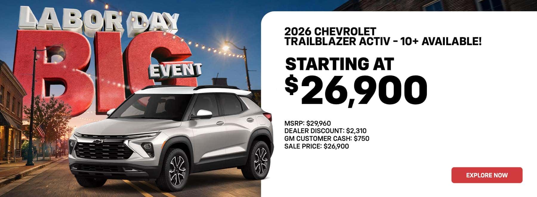 New 2026 Chevy Trailblazer