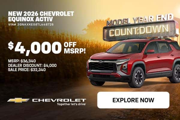 '26 Equinox - $4,000 Off MSRP!