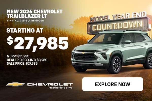 '26 Trailblazer - Starting at $27,985