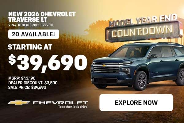 '26 Traverse - Starting at $39,690!