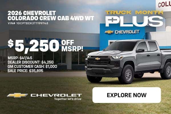 New 2026 Chevrolet Colorado 