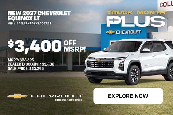 New 2027 Chevrolet Equinox