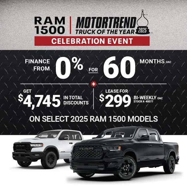 2025 RAM 1500: Motortrend Truck of the Year