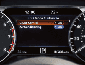 A close-up of a car dashboard