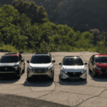 : A group of cars parked in a parking lot