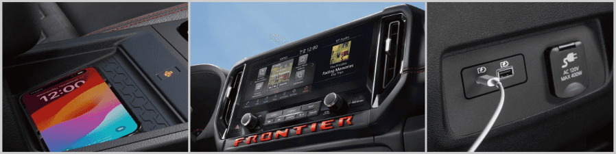 Technology Available in the 2025 Nissan Frontier-interior